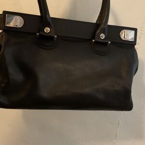 Bally Black Leather Shoulder Bag